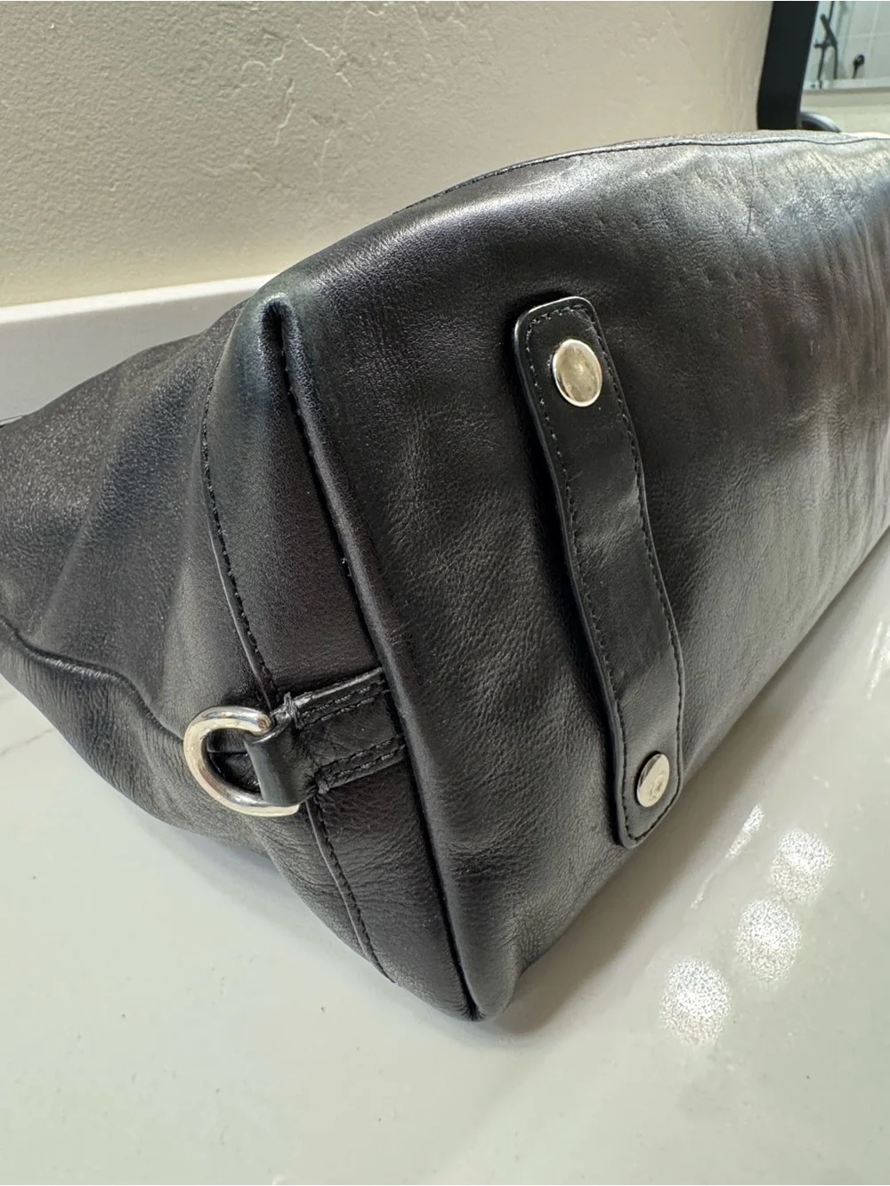 Coach Madison Large Sabrina 12949 Black Leather Satchel Y2K + Dust Bag
